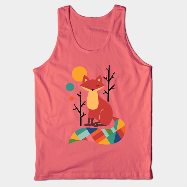 Rainbow Fox Tank Top by AndyWestface